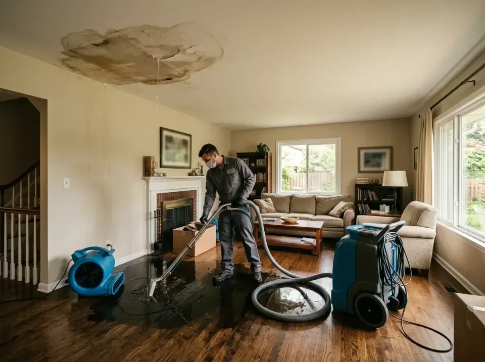 attic-pipe-burst-ceiling-drip-008 — frequently asked questions, Water Damage Restoration & Carpet Care in Corydon, IN
